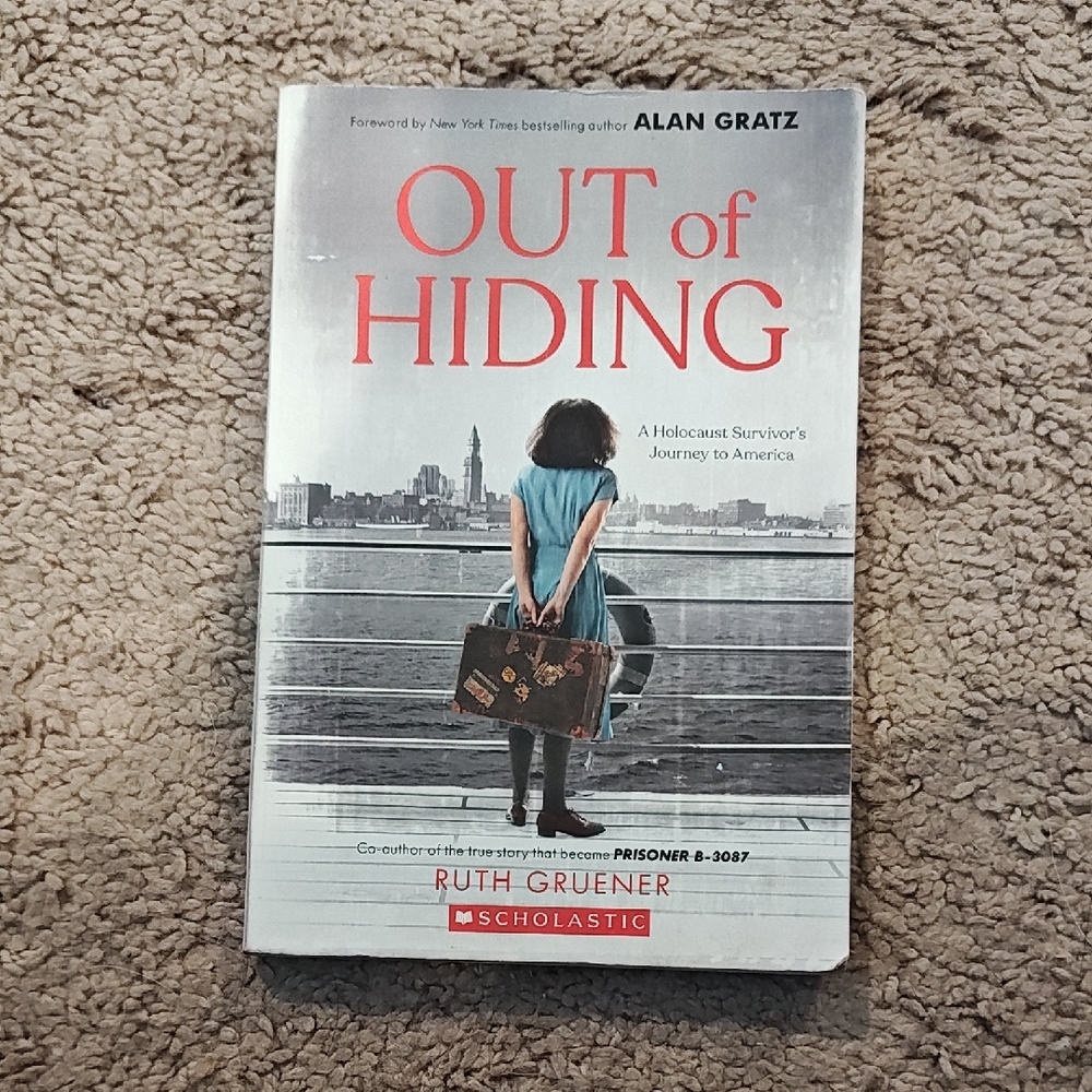 Scholastic Out of Hiding - Red and Blue Cover